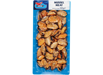 Shelled mussels