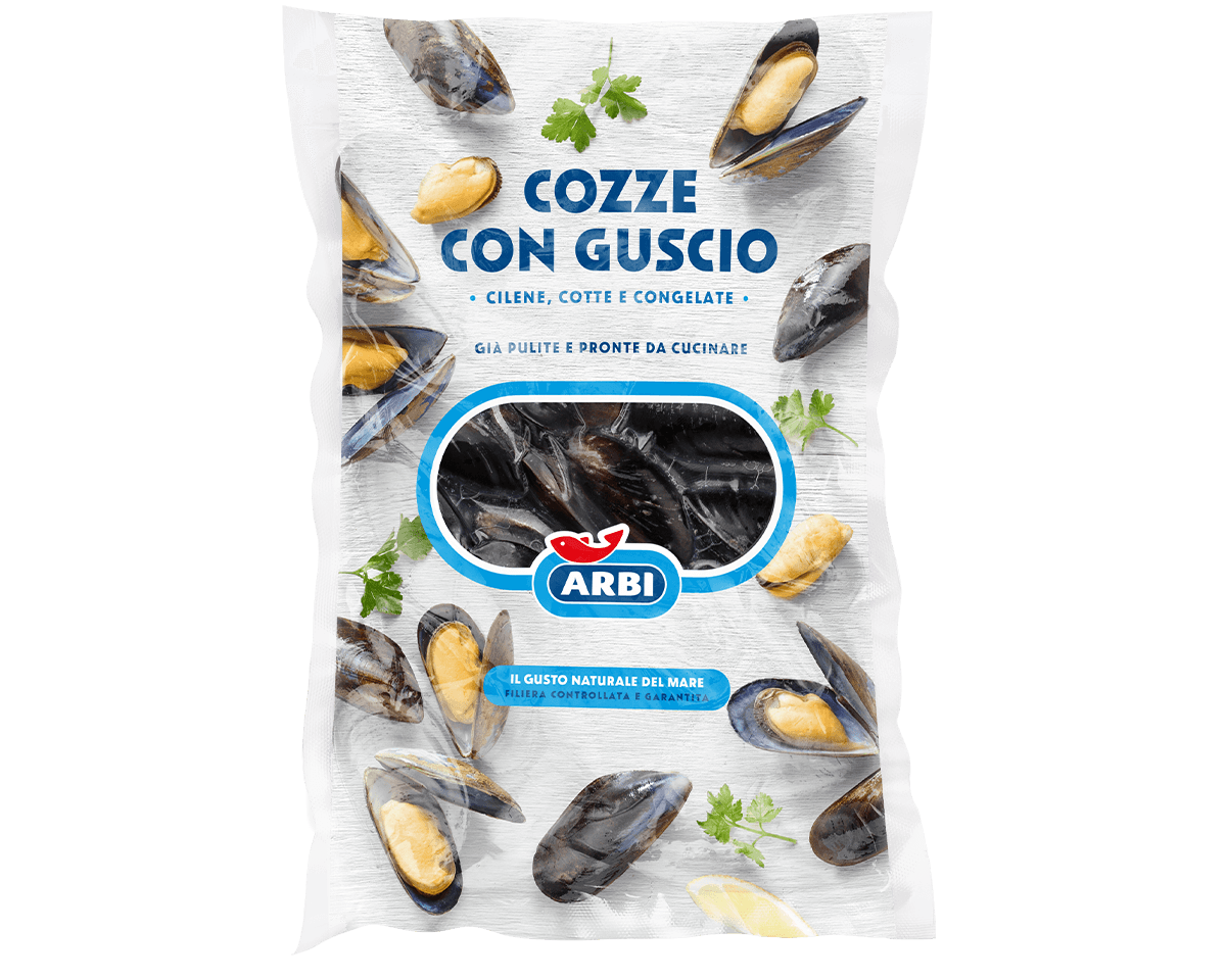 Cozze con guscio 500 g