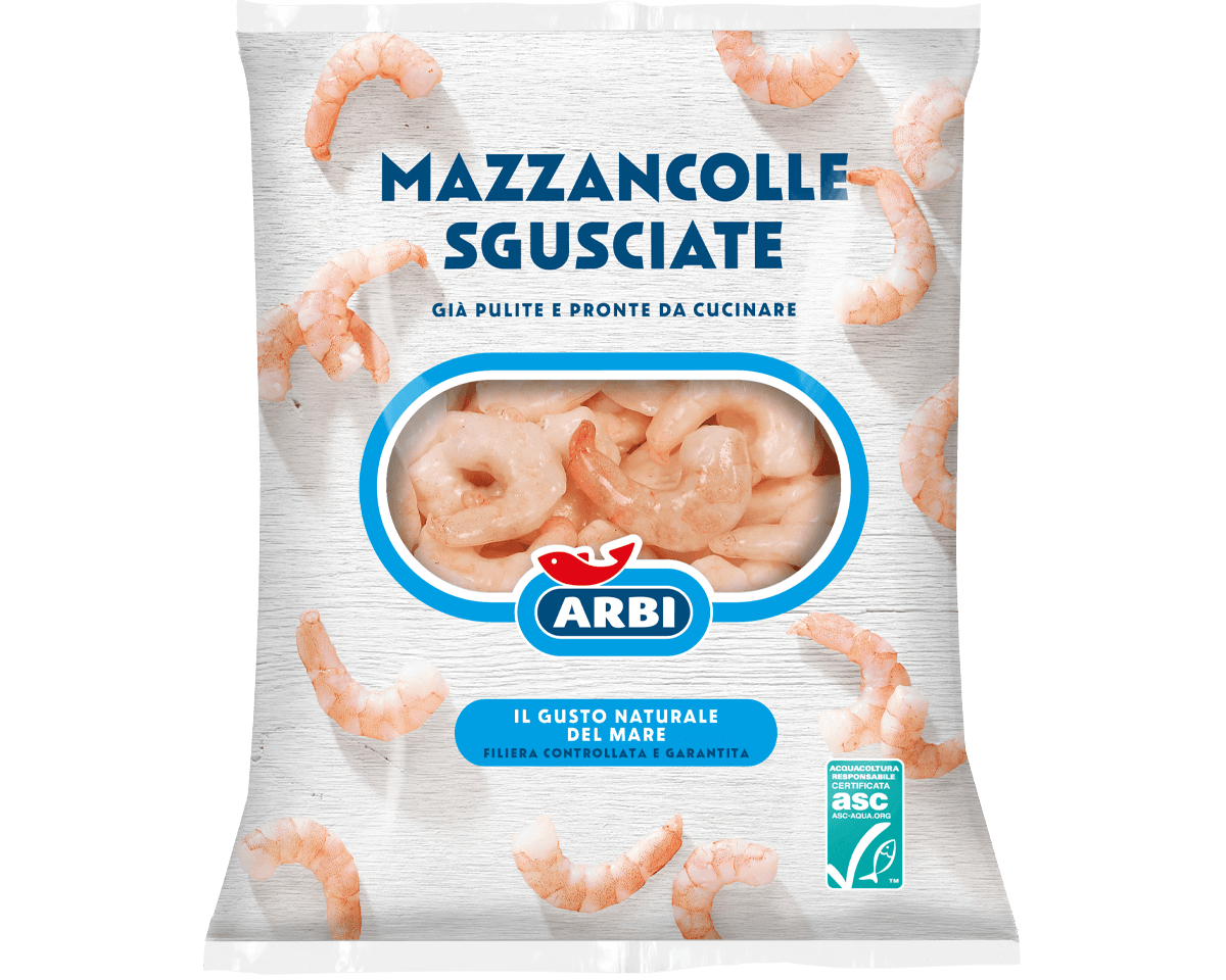 Mazzancolle sgusciate 400 g