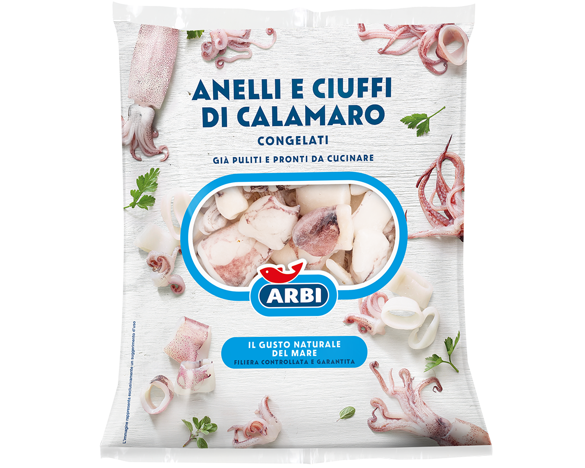Anelli e ciuffi di calamaro 400 g