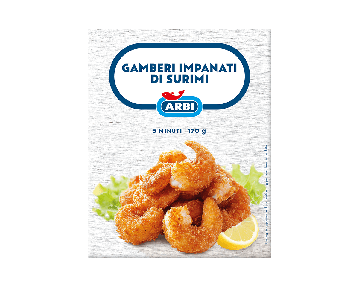 Gamberi impanati di surimi 170 g