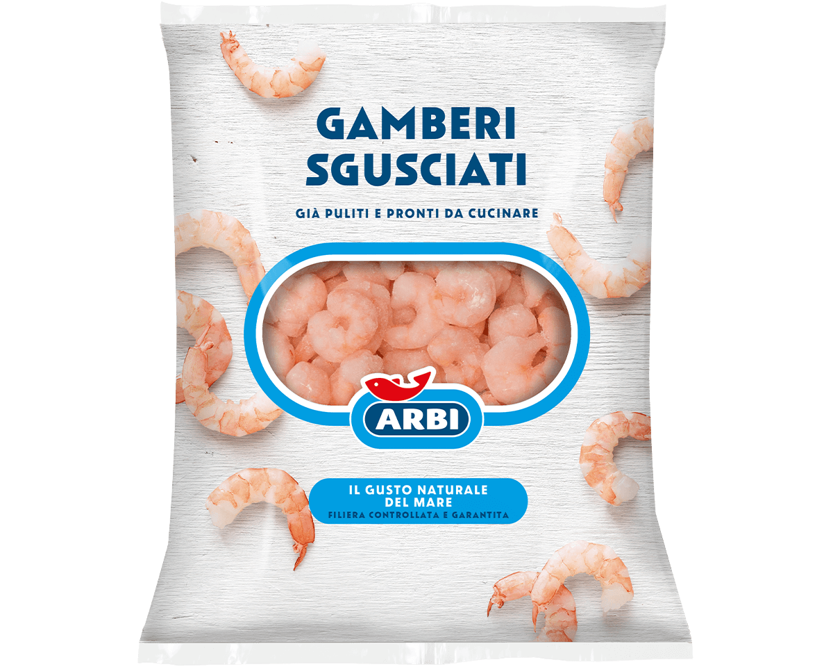 Gamberi sgusciati 400 g