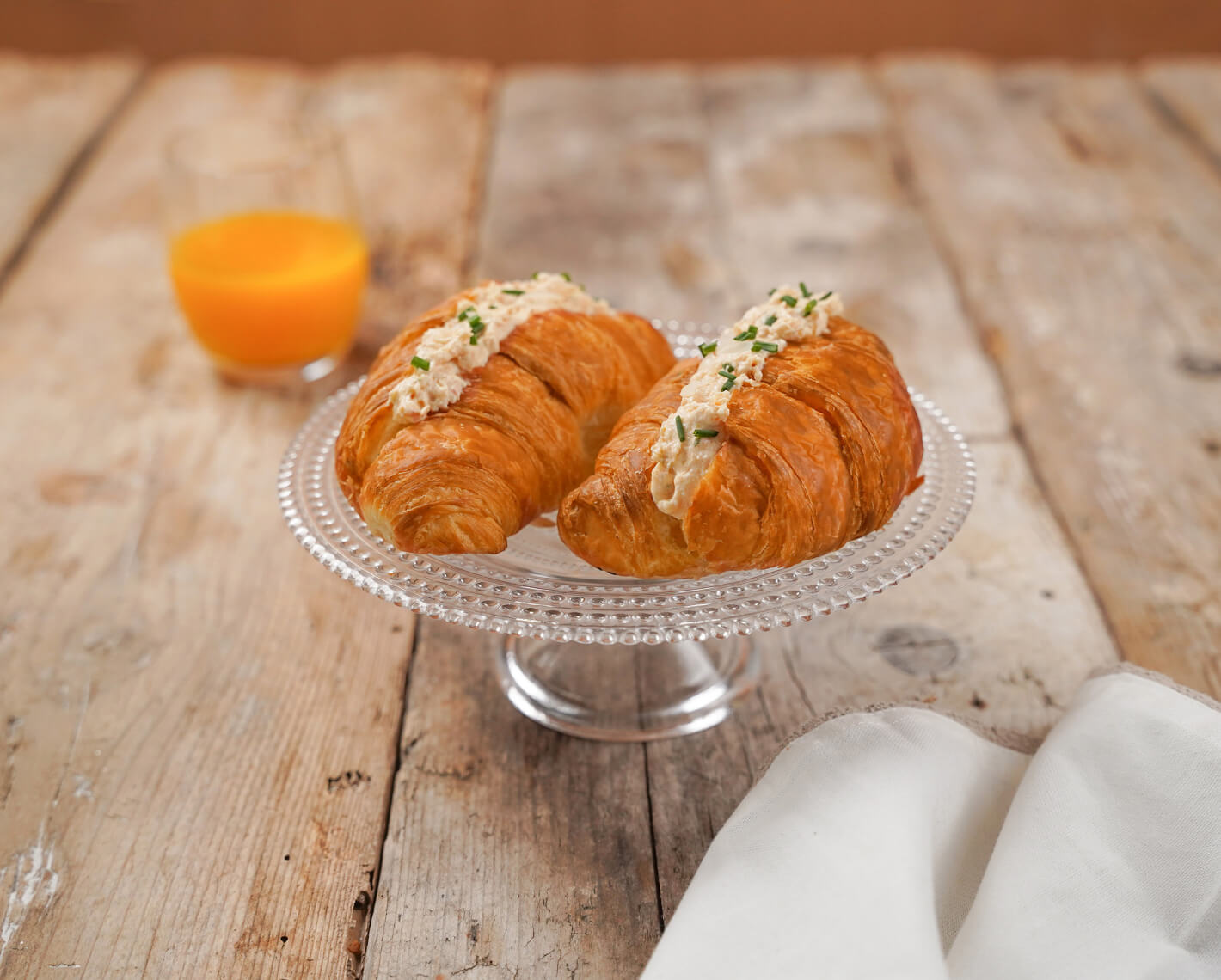 Croissant con Salsa all’Astice cremosa