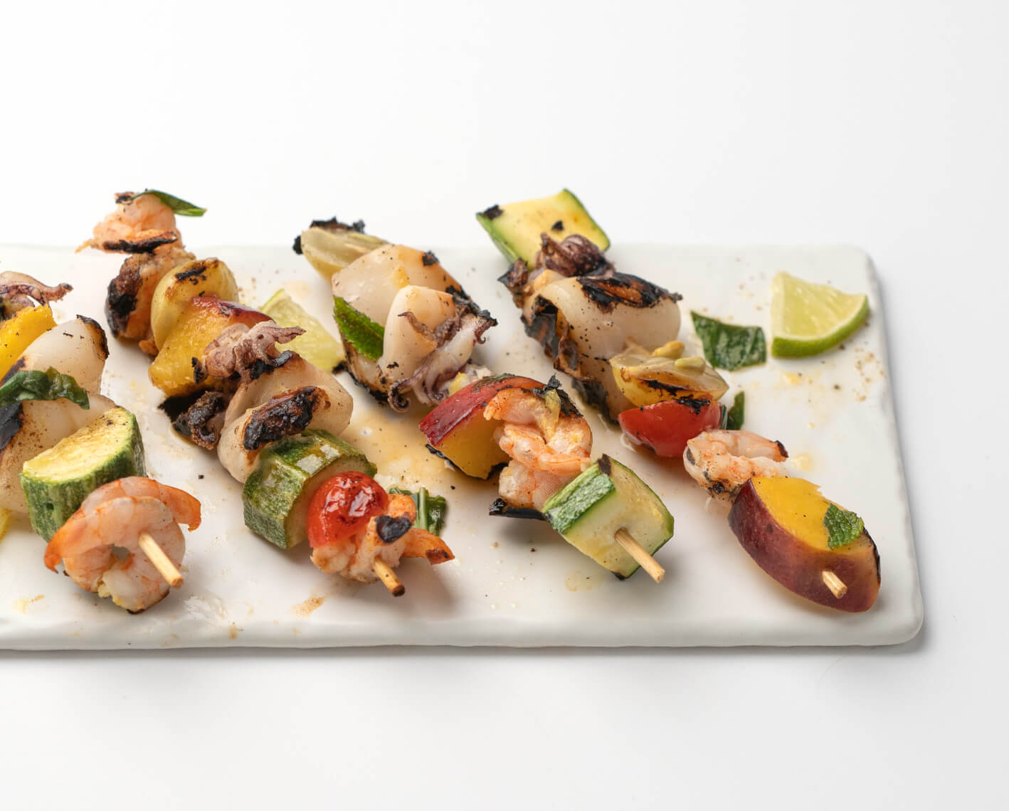 Friendship fish skewers