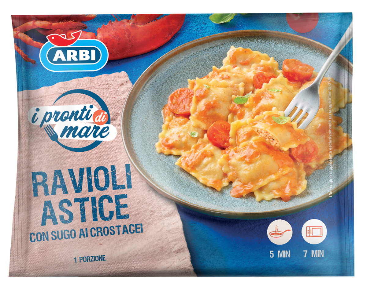 Ravioli all’astice con sugo ai crostacei 250 g