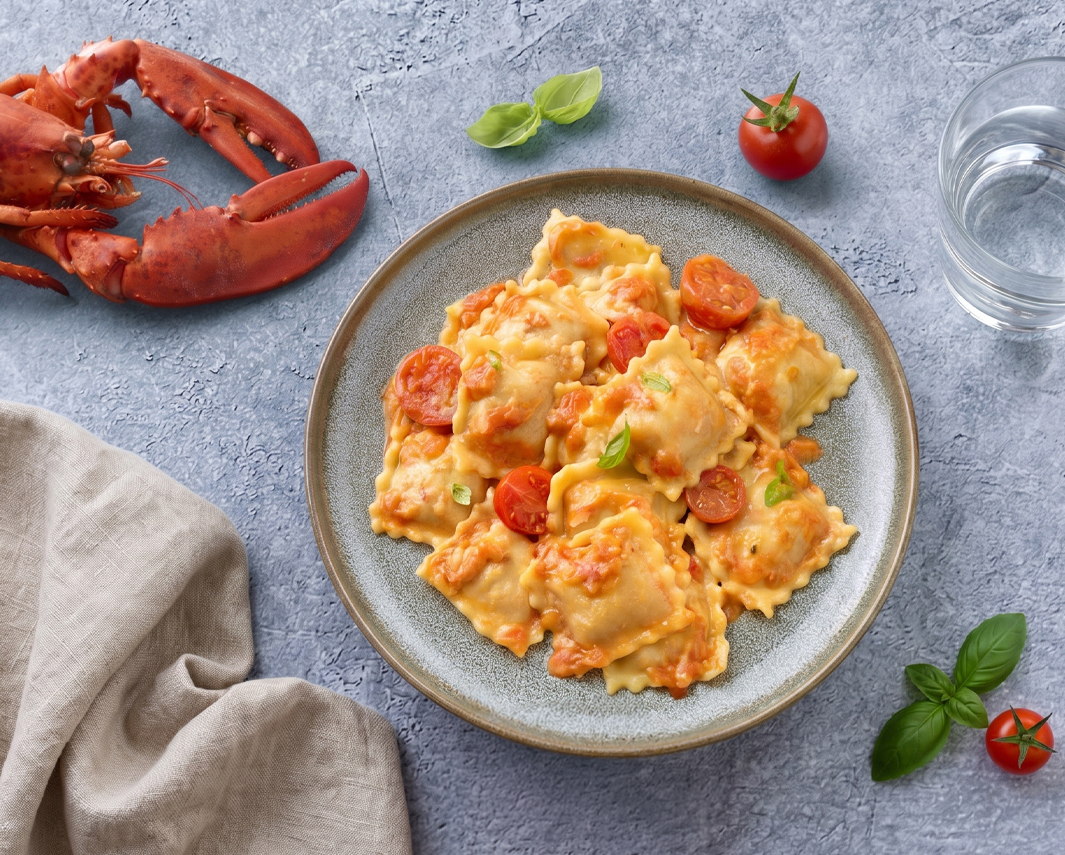Ravioli all’astice con sugo ai crostacei 250 g