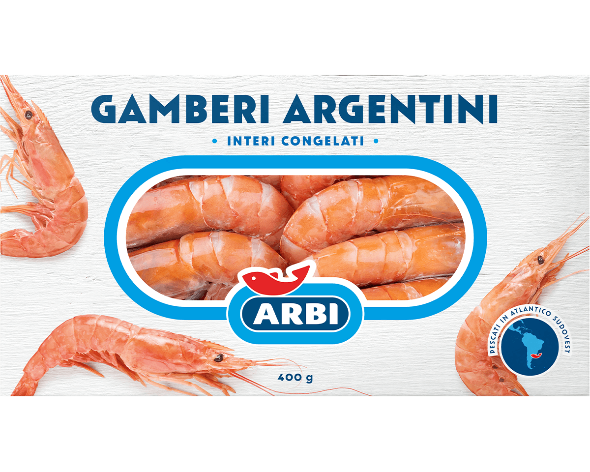 Gamberi argentini interi 400 g